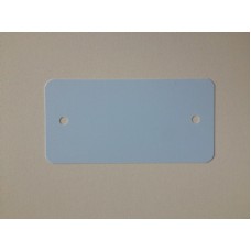 PVC-labels 54x108mm pastel blauw 2 gaten 1000st Td35987122